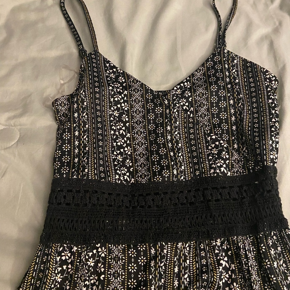 Black and white jumpsuit